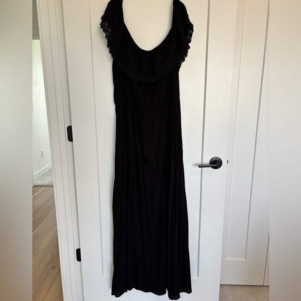 City Chic Black Resort Wear Maxi Dress